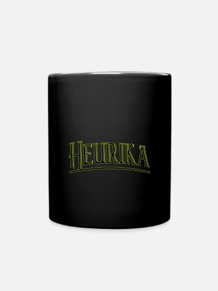 Heurika - Tasse einfarbig - Schwarz