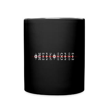 Antifasciste, antifascisme - Mug uni - noir - Devant