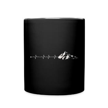 Mountain Pulse Adventure Tee - Full Colour Mug - black - Front