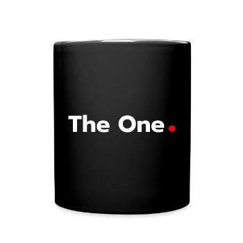 The one - Full Colour Mug - black - Front