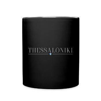 Thessaloniki, Griechenland Stil Design T-Shirt - Tasse einfarbig - Schwarz - Vorne