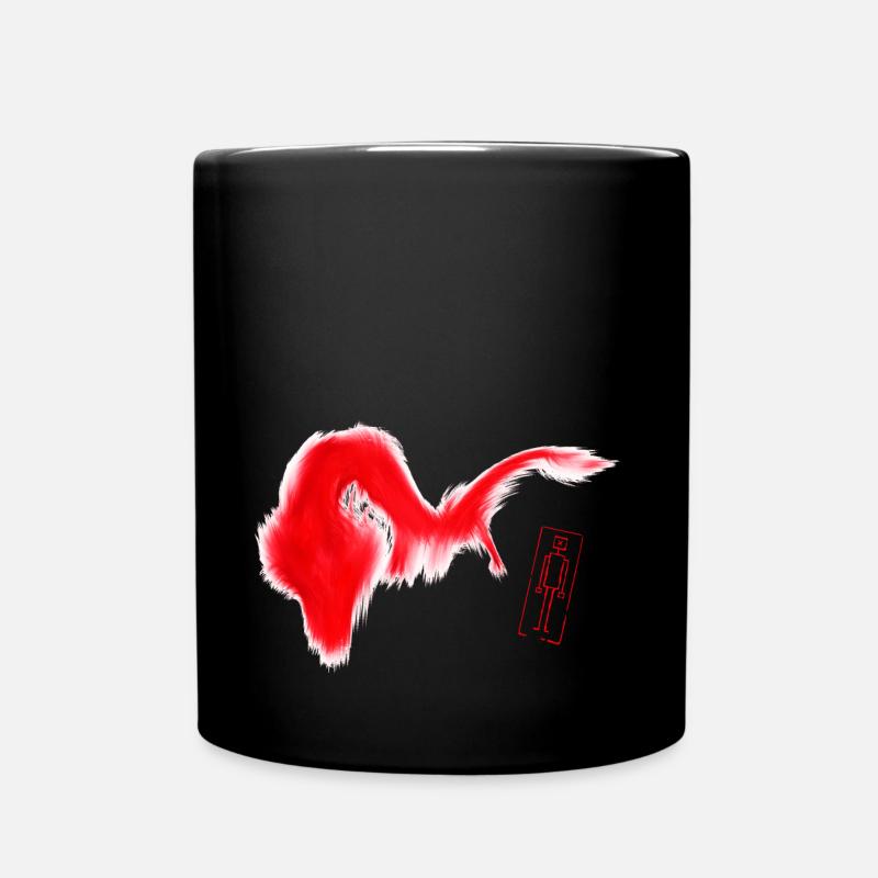 Drache - Tasse einfarbig - Schwarz