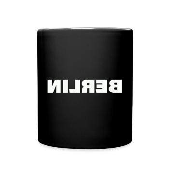BERLIN - Tasse einfarbig - Schwarz - Vorne