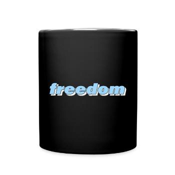 Liberté - Mug uni - noir - Devant