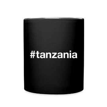 TANZANIA Hashtag Tansania - Full Colour Mug - black - Front
