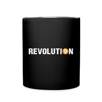 Révolution Bitcoin Cryptomonnaie Bitcoin - Mug uni - noir - Devant