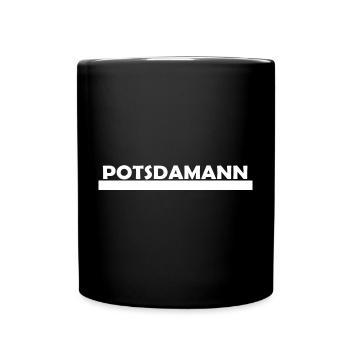 POTSDAMANN - Tasse einfarbig - Schwarz - Vorne
