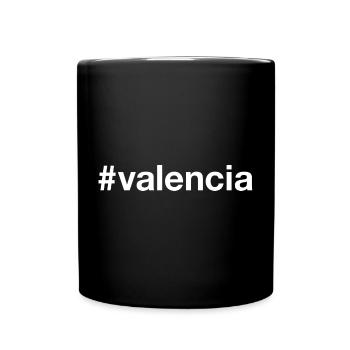 VALENCIA Hashtag - Full Colour Mug - black - Front