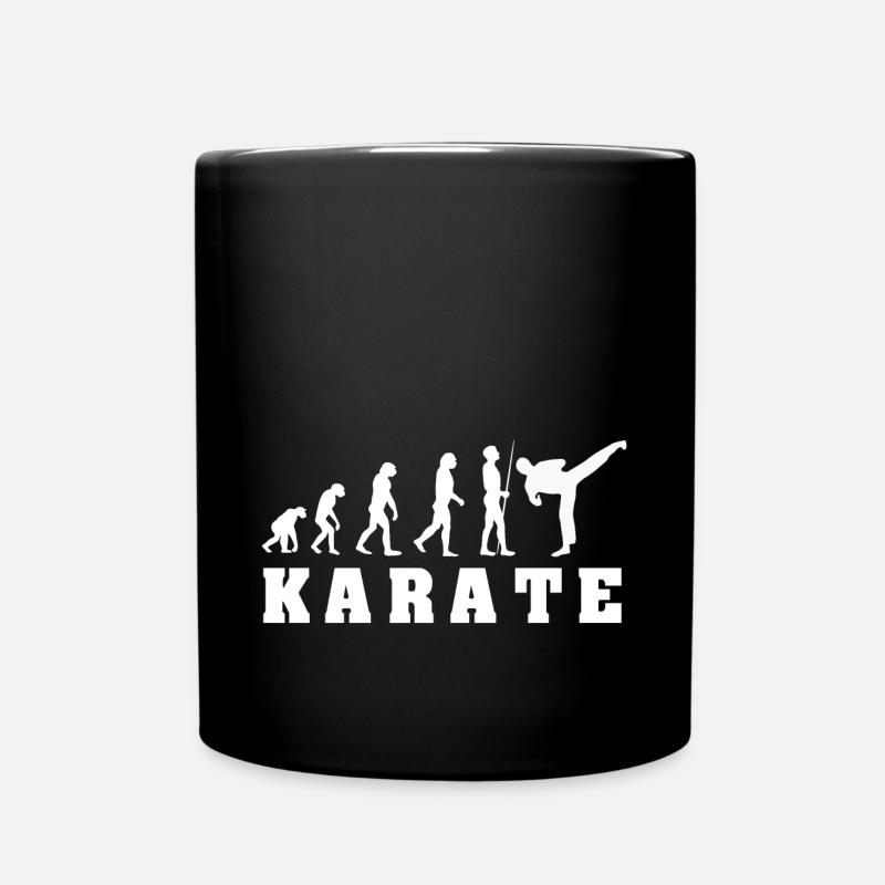 Evolution Karate - Tasse einfarbig - Schwarz