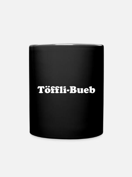 Toeffli Bueb - Tasse einfarbig - Schwarz