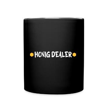 imker honigdealer - Tasse einfarbig - Schwarz - Vorne