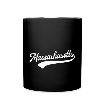 Massachusetts - Tasse einfarbig - Schwarz - Vorne