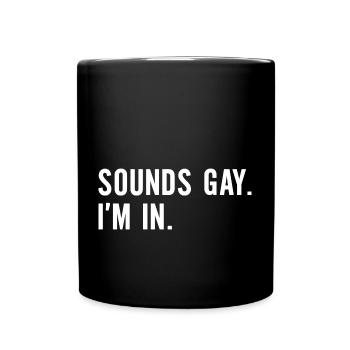 Sons Gay I ́m In LGBT - Mug uni - noir - Devant