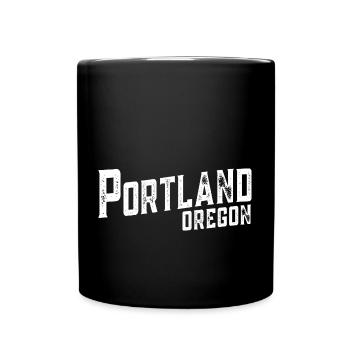 Portland - Full Colour Mug - black - Front