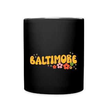 Baltimore - Full Colour Mug - black - Front