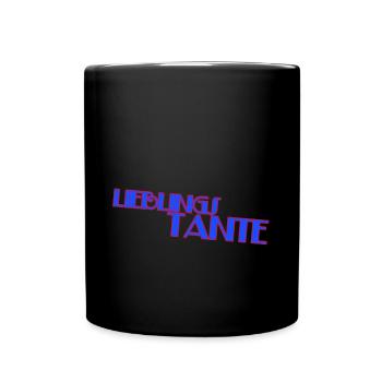 Favorite aunt - Full Colour Mug - black - Front