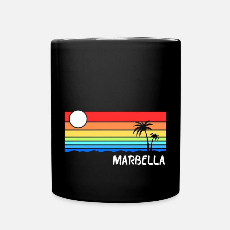 Marbella Andalousie Espagne Costa del Sol Idée - Mug uni - noir