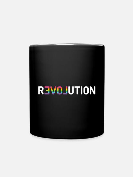 Mois de la fierté LGBT - Love Revolution - Mug uni - noir
