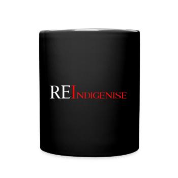 RE - Indigenise - Tasse einfarbig - Schwarz - Vorne