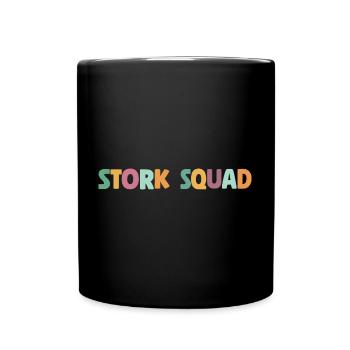 Stork Squad Labor & Delivery Nurse - Tasse einfarbig - Schwarz - Vorne