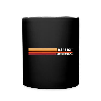 Vintage 1980s Graphic Style Athletic Raleigh N - Tasse einfarbig - Schwarz - Vorne