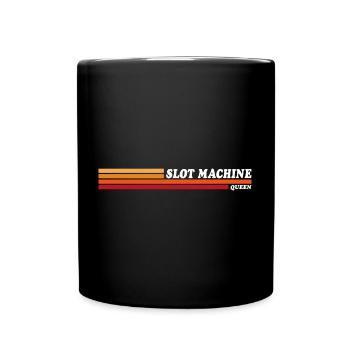 Slot Machine Queen Retro - Full Colour Mug - black - Front