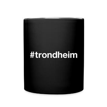 TRONDHEIM Norway Norge Norwegen - Tasse einfarbig - Schwarz - Vorne