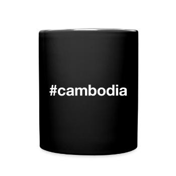 CAMBODGE Kambodscha Hashtag - Mug uni - noir - Devant