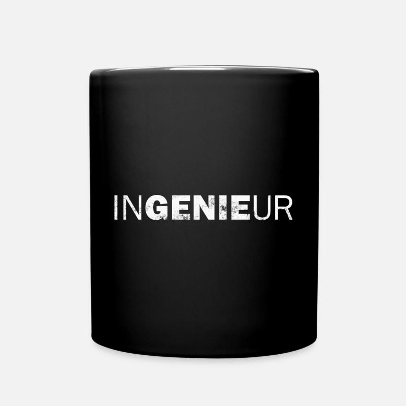 ingenieur - Tasse einfarbig - Schwarz