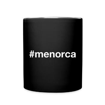 MENORCA Hashtag - Tasse einfarbig - Schwarz - Vorne