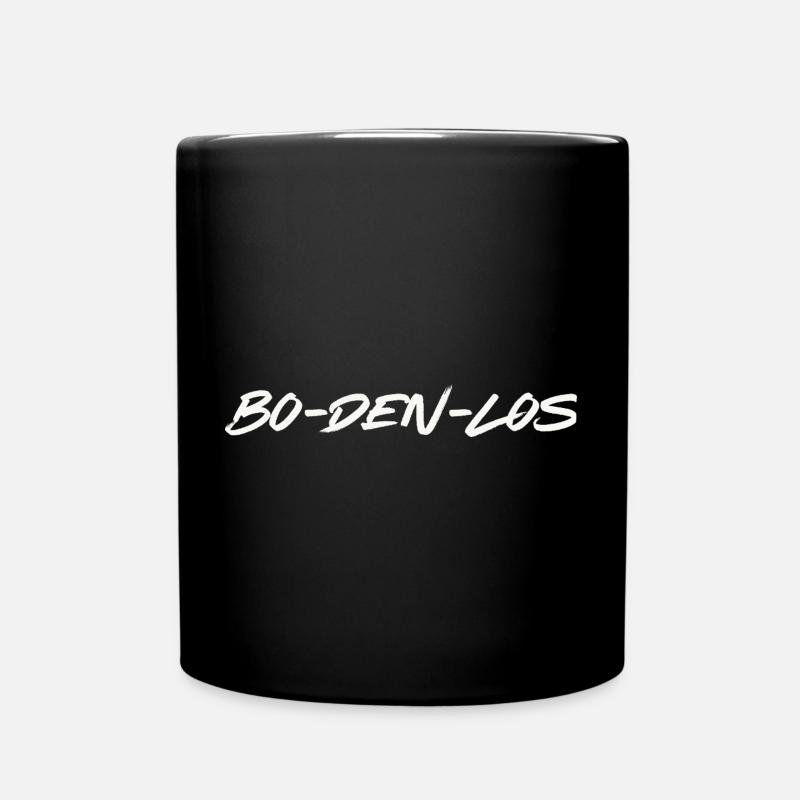 Das alles ist Bo-den-los - Tasse einfarbig - Schwarz