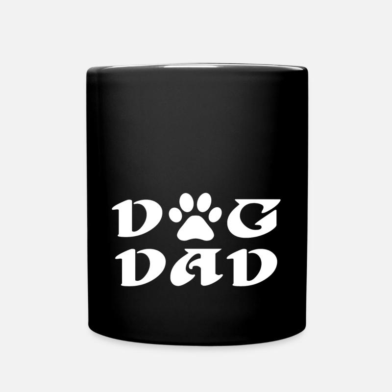 Chien papa - Mug uni - noir