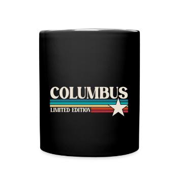 Columbus Ohio - Tasse einfarbig - Schwarz - Vorne
