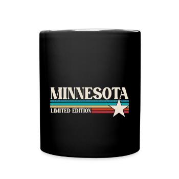 Minnesota - Tasse einfarbig - Schwarz - Vorne