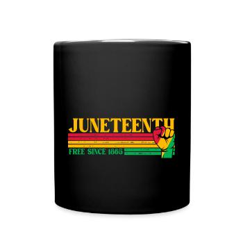 Juneteenth - Mug uni - noir - Devant