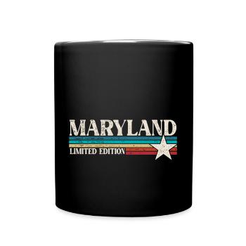 Maryland - Full Colour Mug - black - Front