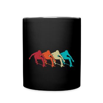 Skater Skateboard - Mug uni - noir - Devant