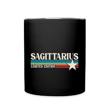 Zodiac sign Sagittarius - Full Colour Mug - black - Front