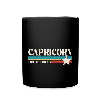 Zodiac sign Capricorn - Full Colour Mug - black - Front
