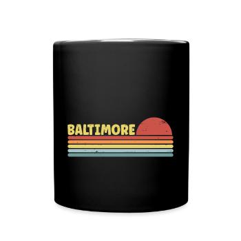 Baltimore - Full Colour Mug - black - Front