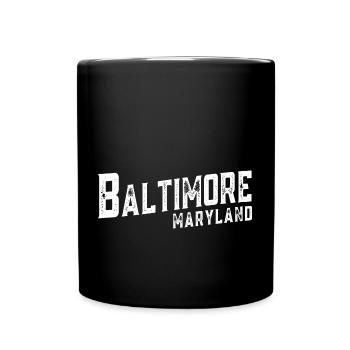 Baltimore - Full Colour Mug - black - Front