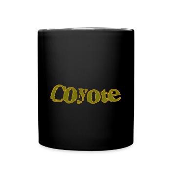 Coyote - Mug uni - noir - Devant