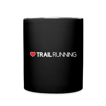 I Love Trail Running - Full Colour Mug - black - Front
