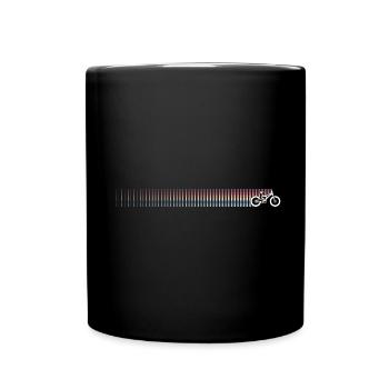 Mountain bike Retro - Full Colour Mug - black - Front