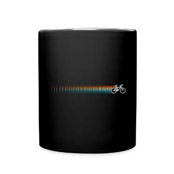 Vélo rétro - Mug uni - noir - Devant