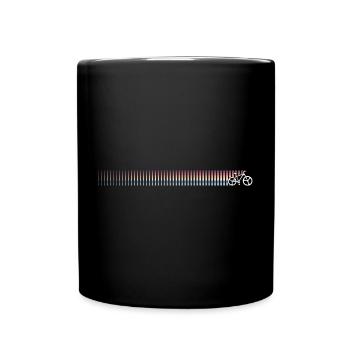 Gradient Barcode Sunset - Full Colour Mug - black - Front