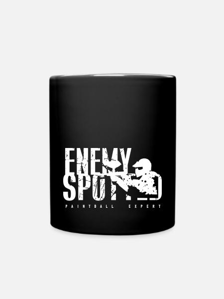 Paintball - Tasse einfarbig - Schwarz