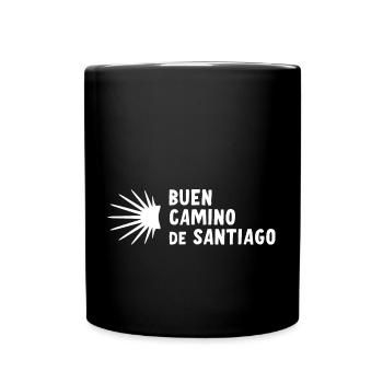 Buen Camino de Santiago de Compostela Jakobsweg - Full Colour Mug - black - Front