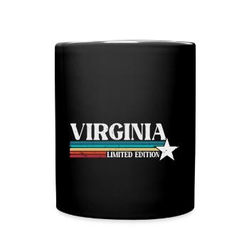 Virginia - Full Colour Mug - black - Front