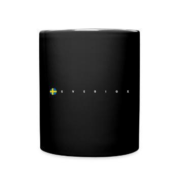 Drapeau de la Sverige - Mug uni - noir - Devant